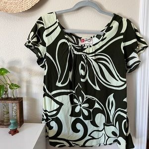 Hilo Hattie Aloha Blouse